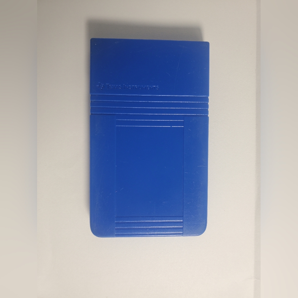 Texas Instruments Small Blue TI-108 Solar Powered Calculator (Tested) - Picture 2 of 6